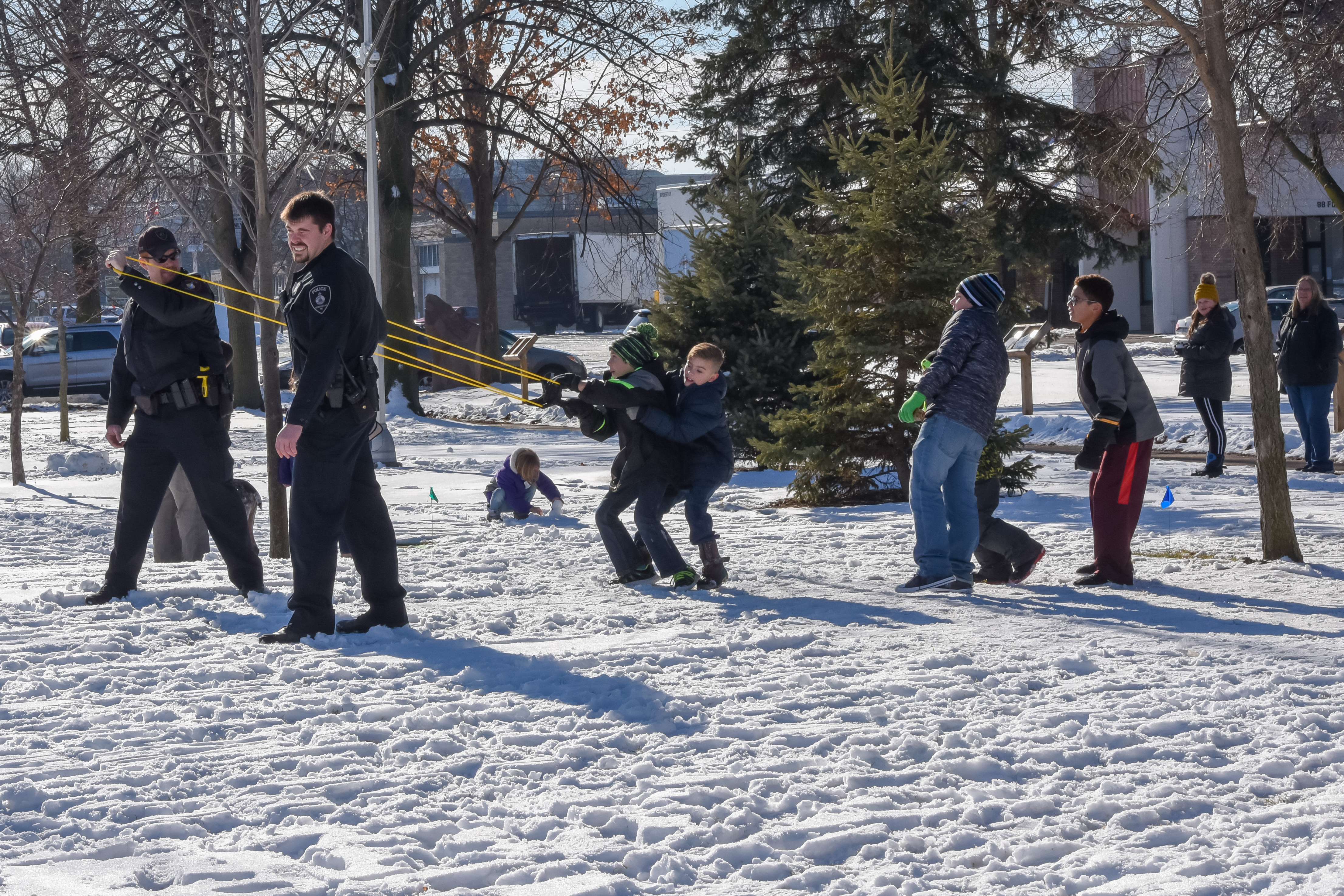 Fruit Cake Toss at Winterfest - Placemaking